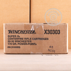 Image of 30-30 WINCHESTER SUPER-X 170 GRAIN PP (20 ROUNDS)