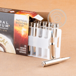 Photo detailing the 308 WIN FEDERAL LE 168 GRAIN TACTICAL BONDED TIP (20 ROUNDS) for sale at AmmoMan.com.