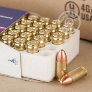 A photo of a box of Ultramax ammo in 9mm Luger.
