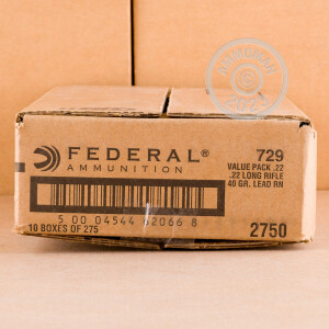 Image of 22 LR FEDERAL 40 GRAIN LRN (275 ROUNDS)