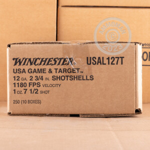 Photograph showing detail of 12 GAUGE WINCHESTER USA GAME & TARGET 2-3/4