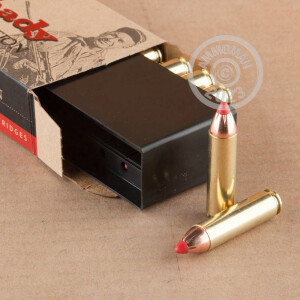 An image of 450 Bushmaster ammo made by Hornady at AmmoMan.com.