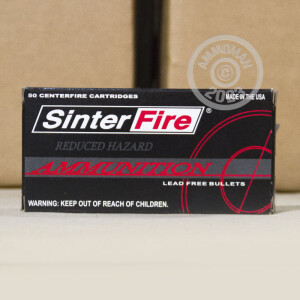 Image of .40 Smith & Wesson ammo by SinterFire that's ideal for shooting steel targets.