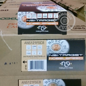 Picture of 2-3/4" 12 Gauge ammo made by NobelSport in-stock now at AmmoMan.com.