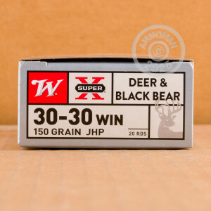 Image of the 30-30 WINCHESTER SUPER-X 150 GRAIN JHP (200 ROUNDS) available at AmmoMan.com.
