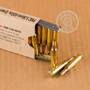 Image of 5.56X45 PMC X-TAC 62 GRAIN FMJ M855 (840 ROUNDS IN Bandolier in AMMO CAN)