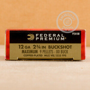 Photograph of Federal 12 Gauge 00 BUCK for sale at AmmoMan.com