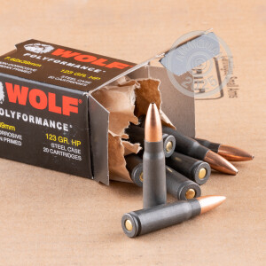 Image of 7.62X39 WOLF WPA 123 GRAIN JHP (1000 ROUNDS)