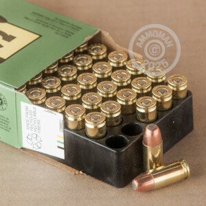 Photo of 9mm Luger FMJ ammo by Remington for sale at AmmoMan.com.