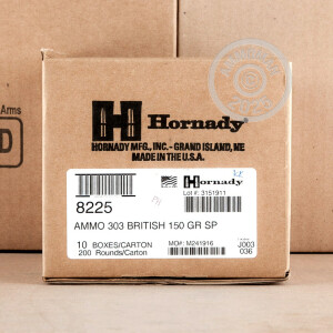 Image of 303 BRITISH HORNADY INTERLOCK 150 GRAIN SP (20 ROUNDS)