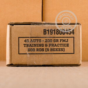 Image of the 45 ACP BROWNING 230 GRAIN FMJ (500 ROUNDS) available at AmmoMan.com.