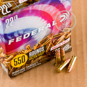 Photo detailing the 22 LR FEDERAL 36 GRAIN CPHP (5500 ROUNDS) for sale at AmmoMan.com.