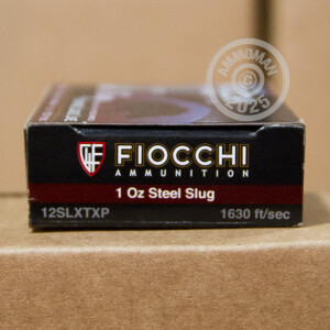 Photograph showing detail of 12 GAUGE FIOCCHI 2 3/4" 1 OZ SEGMENTED STEEL SLUG (5 ROUNDS)