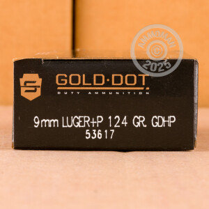 Image of 9mm Luger pistol ammunition at AmmoMan.com.