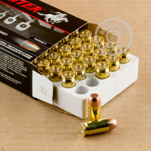 A photograph of 500 rounds of 160 grain .45 Automatic ammo with a lead free bullet for sale.