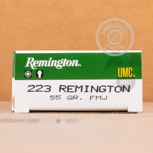 Image of the .223 REMINGTON UMC 55 GRAIN MC (200 ROUNDS) available at AmmoMan.com.