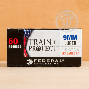 Image detailing the brass case and boxer primers on the Federal ammunition.