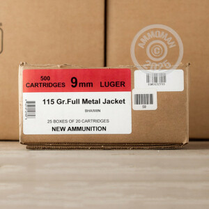 Image of 9MM LUGER BLACK HILLS 115 GRAIN FMJ (20 ROUNDS)