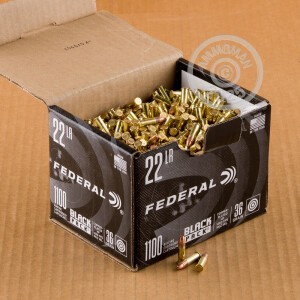 Photograph showing detail of 22 LR FEDERAL BLACK PACK 36 GRAIN CPHP (4400 ROUNDS)