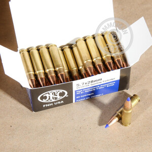 Image of FN Herstal 5.7 x 28 rifle ammunition.