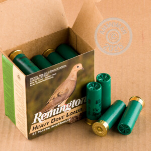 Image of 12 GAUGE REMINGTON HEAVY DOVE LOADS 2-3/4" 1-1/8 OZ. #7.5 SHOT (25 ROUNDS)