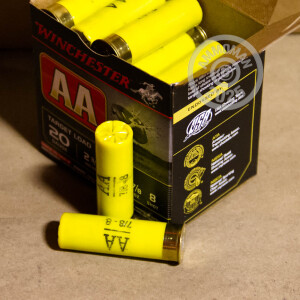 Great ammo for shooting clays, target shooting, these Winchester rounds are for sale now at AmmoMan.com.