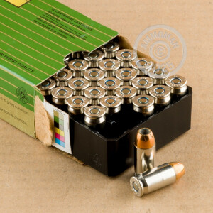 Image of the 45 ACP REMINGTON GOLDEN SABER 230 GRAIN JHP (500 ROUNDS) available at AmmoMan.com.