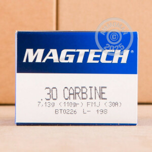 Image of 30 CARBINE MAGTECH 110 GRAIN FMJ (1000 ROUNDS)