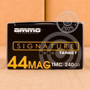 Photo of 44 Remington Magnum TMJ ammo by Ammo Incorporated for sale at AmmoMan.com.