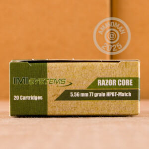 Photo of 5.56x45mm Open Tip Match ammo by Israeli Military Industries for sale.