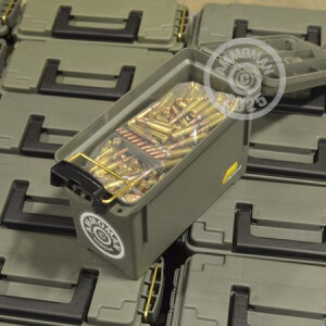 Image of Mixed 5.56x45mm bulk rifle ammunition.