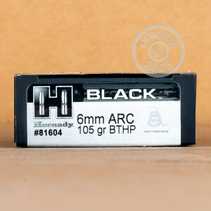Image of 6mm ARC rifle ammunition at AmmoMan.com.