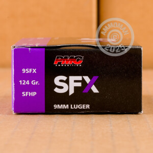 Image of 9MM PMC SFX 124 GRAIN JHP (1000 ROUNDS)