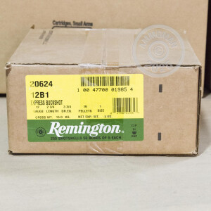 Image of the 12 GAUGE REMINGTON EXPRESS 2-3/4" #1 BUCK (5 SHELLS) available at AmmoMan.com.