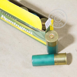 Photo detailing the 12 GAUGE REMINGTON EXPRESS 2-3/4" #1 BUCK (5 SHELLS) for sale at AmmoMan.com.