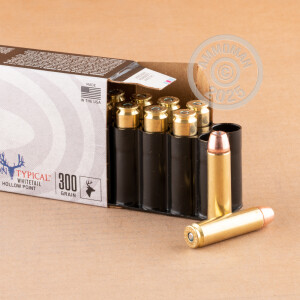 A photo of a box of Federal ammo in 450 Bushmaster.