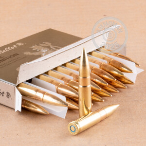 Photo of 300 AAC Blackout Full Metal Jacket (FMJ) ammo by Sellier & Bellot for sale.