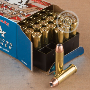 Photo detailing the 357 MAGNUM HORNADY AMERICAN GUNNER 125 GRAIN XTP JHP (250 ROUNDS) for sale at AmmoMan.com.