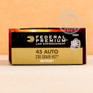 Image of .45 ACP FEDERAL PREMIUM 230 GRAIN JHP HST (50 ROUNDS)