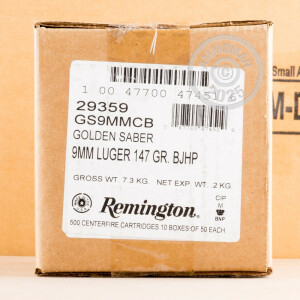 Image of 9MM REMINGTON GOLDEN SABER 147 GRAIN BJHP (500 ROUNDS)