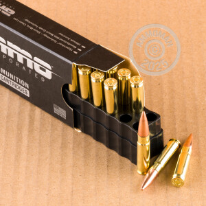 Photo detailing the 300 AAC BLACKOUT AMMO INC. 150 GRAIN FMJ (20 ROUNDS) for sale at AmmoMan.com.