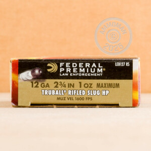 Image of the 12 GAUGE FEDERAL PREMIUM TRUBALL LE 2-3/4" RIFLED SLUG (5 ROUNDS) available at AmmoMan.com.