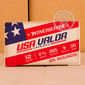  00 BUCK shotgun rounds for sale at AmmoMan.com - 250 rounds.