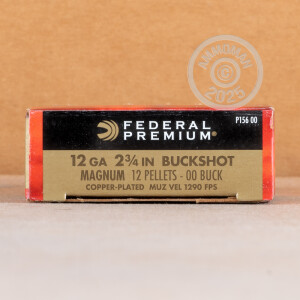 Image of 12 GAUGE FEDERAL VITAL-SHOK 2-3/4" 00 BUCK (5 SHELLS)