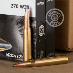 Image of the 270 WIN SELLIER & BELLOT 130 GRAIN NOSLER PARTITION (20 ROUNDS) available at AmmoMan.com.