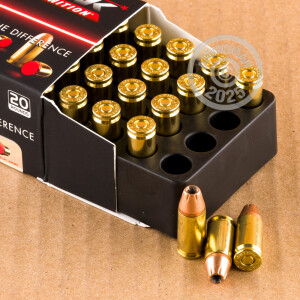 Image of 9mm Luger pistol ammunition at AmmoMan.com.