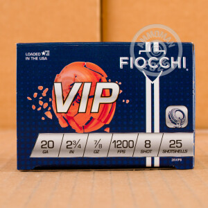 Great ammo for shooting clays, target shooting, these Fiocchi rounds are for sale now at AmmoMan.com.