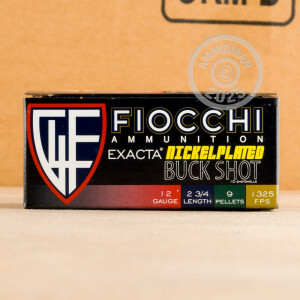  ammo made by Fiocchi with a 2-3/4" shell.