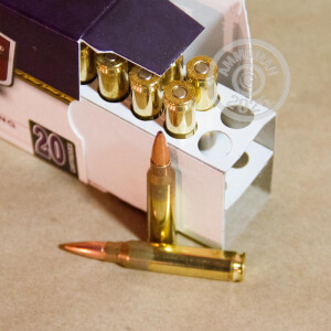 Photograph showing detail of 223 REMINGTON CORBON DPX 62 GRAIN GRAIN HP (20 ROUNDS)