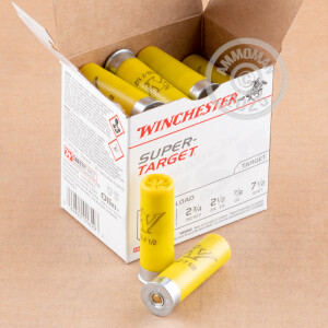 Photograph showing detail of 20 GAUGE WINCHESTER SUPER TARGET 2-3/4" #7.5 SHOT (250 ROUNDS)